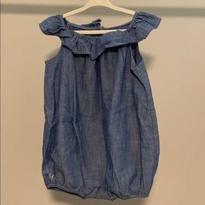 Ralph Lauren chambray bubble romper 24 months